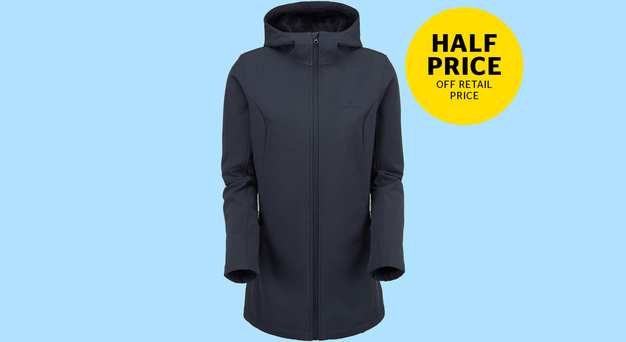 women's longline softshell jacket