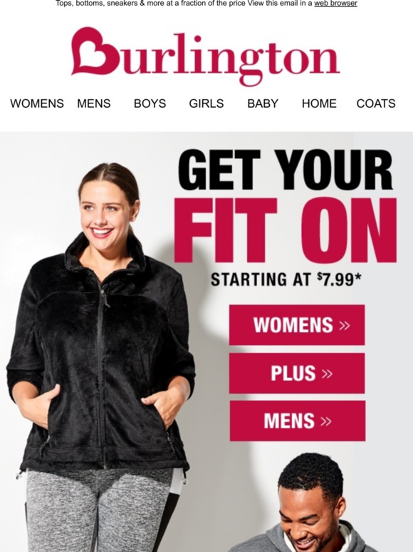 Burlington Coat Factory Activewear you need ASAP from 7.99 Milled