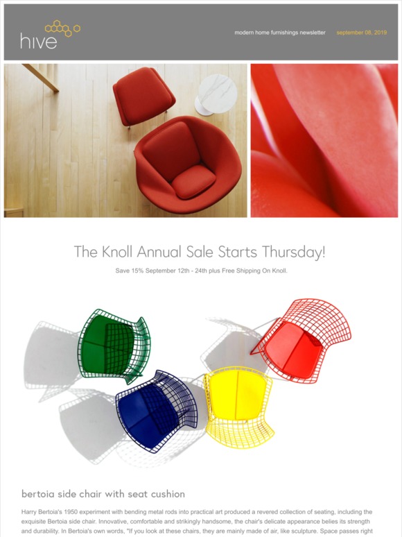 Hive The Knoll Annual Sale Starts Thursday ! Milled