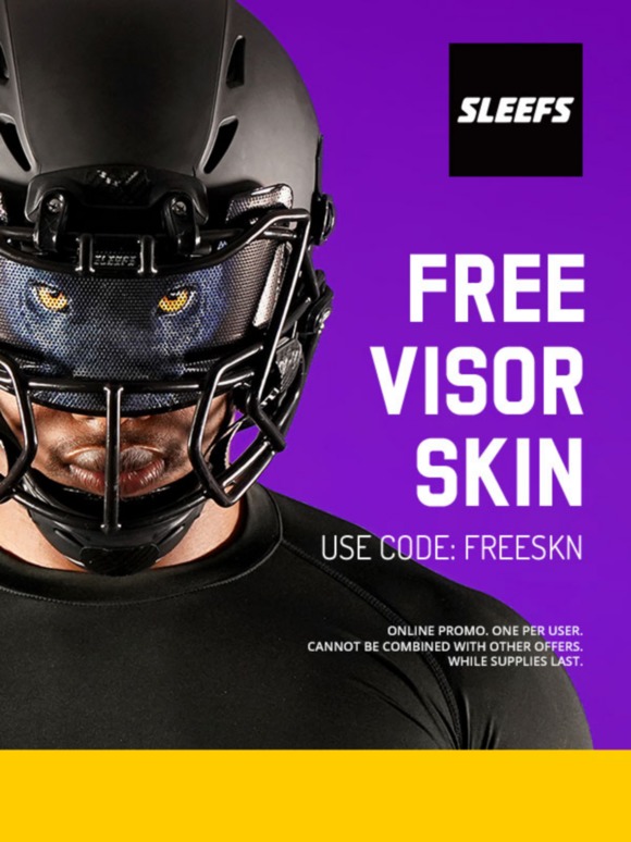 football visor skin