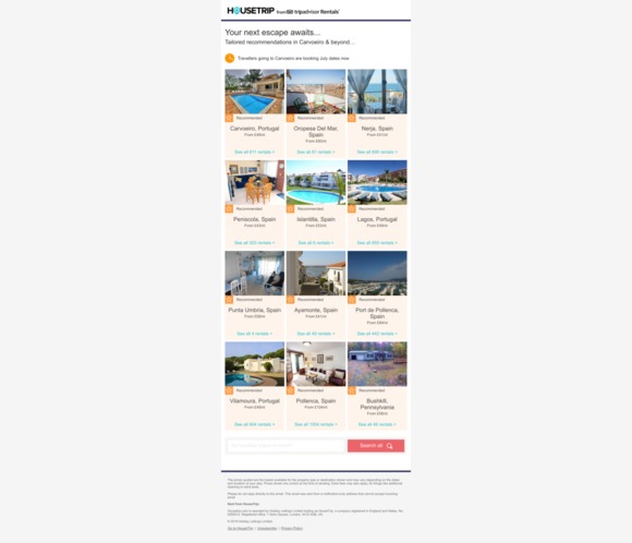Carvoeiro, Oropesa Del Mar… Find top-rated rentals (wherever you’re heading)