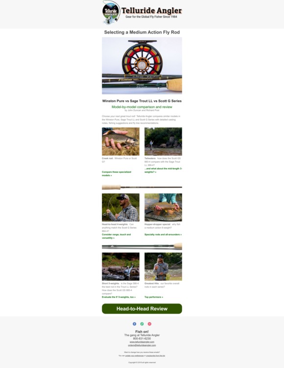 Telluride Angler Modelbymodel Winston Pure vs Sage Trout LL vs