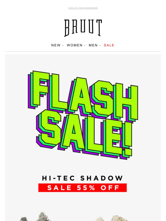 Bruut.nl: 55% OFF Hi-Tec Shadow €79,-! 🔥 | Milled