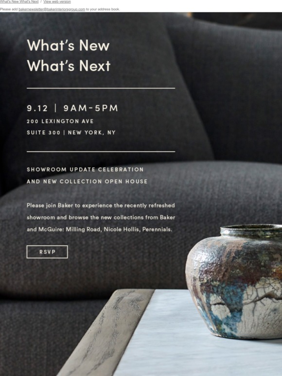 REMINDER: What's New What's Next