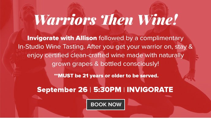 Warriors then Wine Invigorate with Allison 