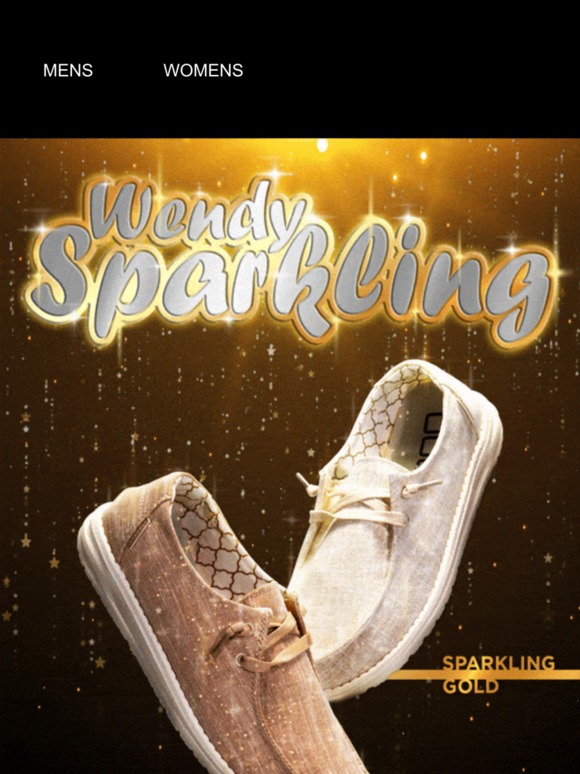 Hey Dude Shoes USA Have your feet shine like the starry