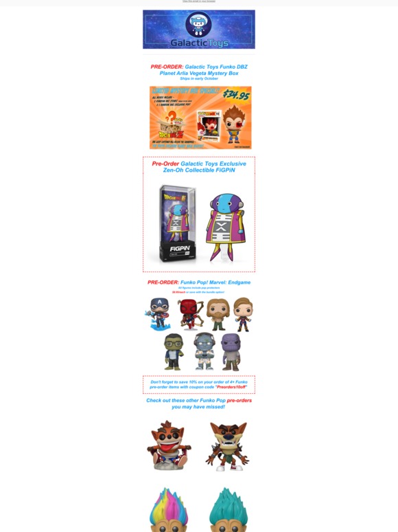 Funko Pop! Galactic Toys Exclusive Dragon Ball Super Zen-Oh – Galactic Toys  & Collectibles