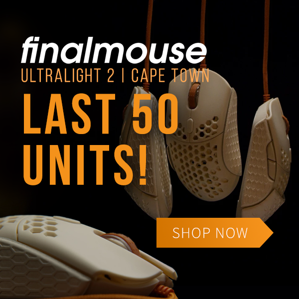 Mwave Last Chance Finalmouse Ultralight 2 Cape Town Gaming Mouse Milled