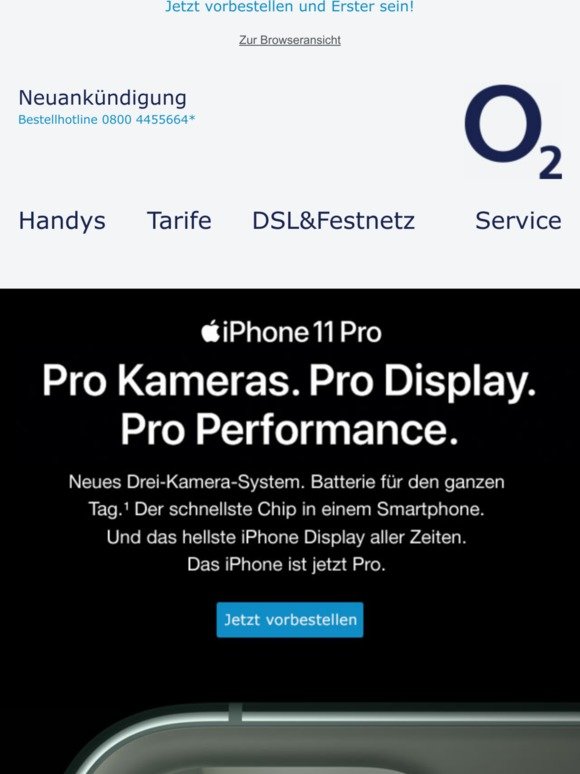 Das iPhone 11 Pro ist da - jetzt online vorbestellen