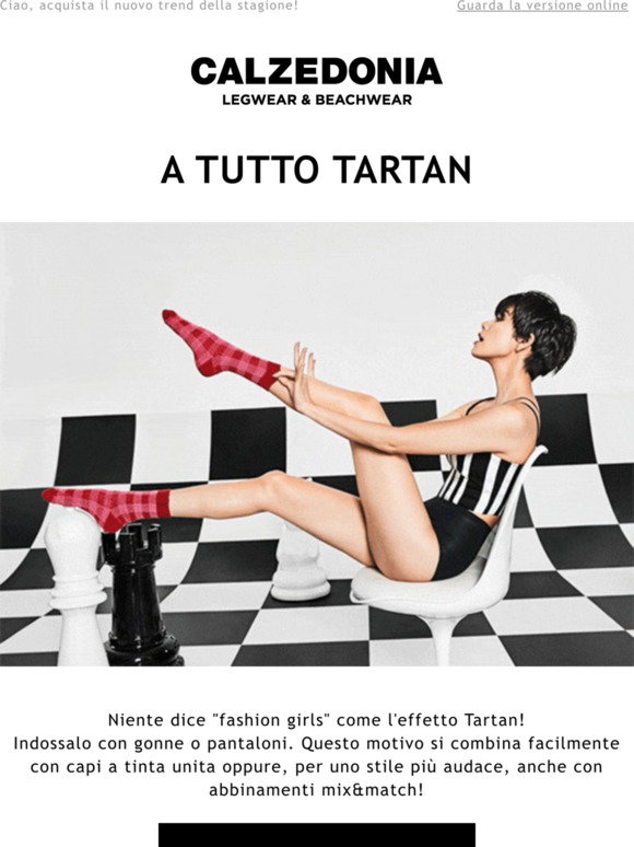 Calzedonia: New In: a tutto Tartan | Milled