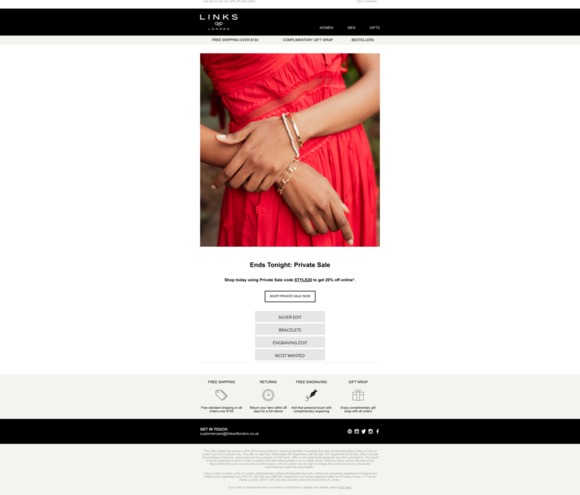 Private Sale: Ends Tonight