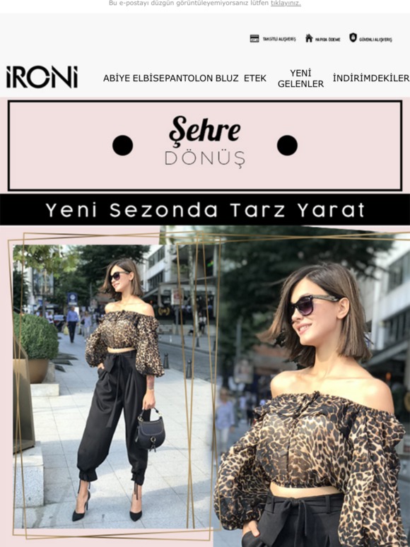 Yeni Sezon Modelleri Geldi!