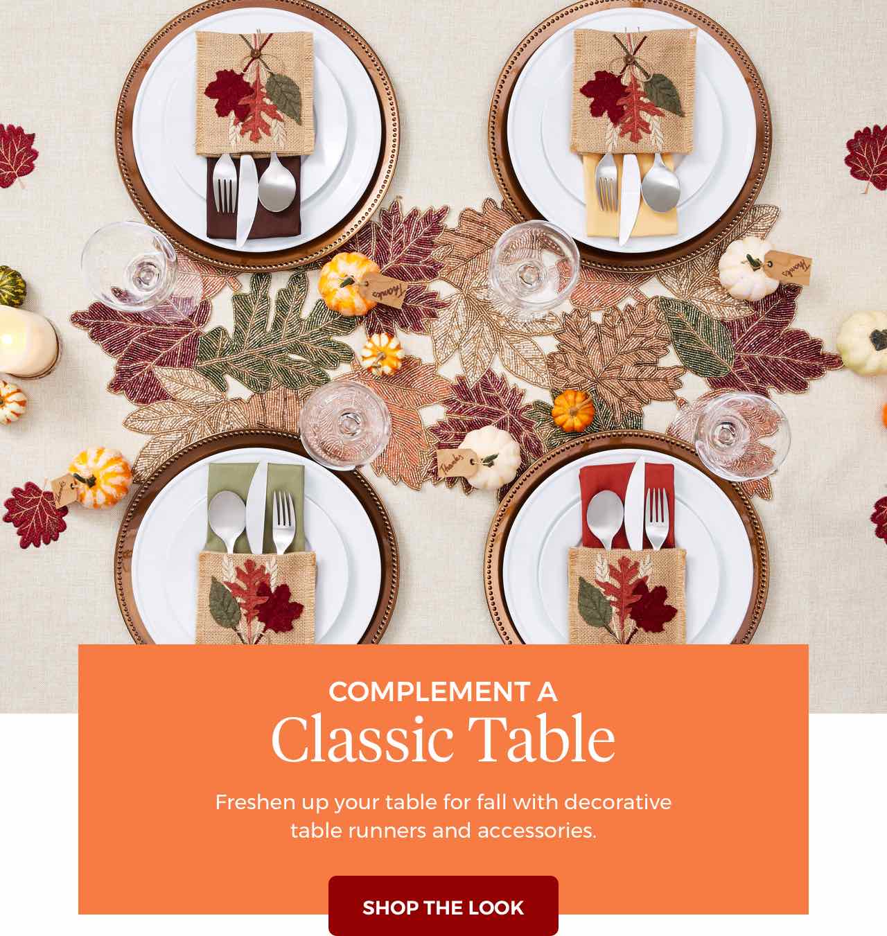 Bed Bath Beyond Act Now Up To 33 Off Your Fall Table Setting Xd83cxdf42 Milled