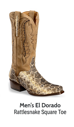 el dorado rattlesnake boots