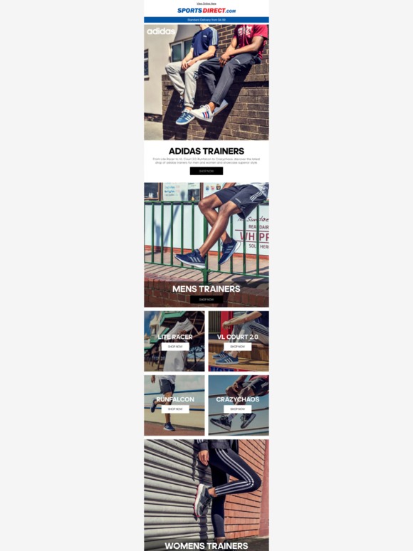 adidas trainers sport direct