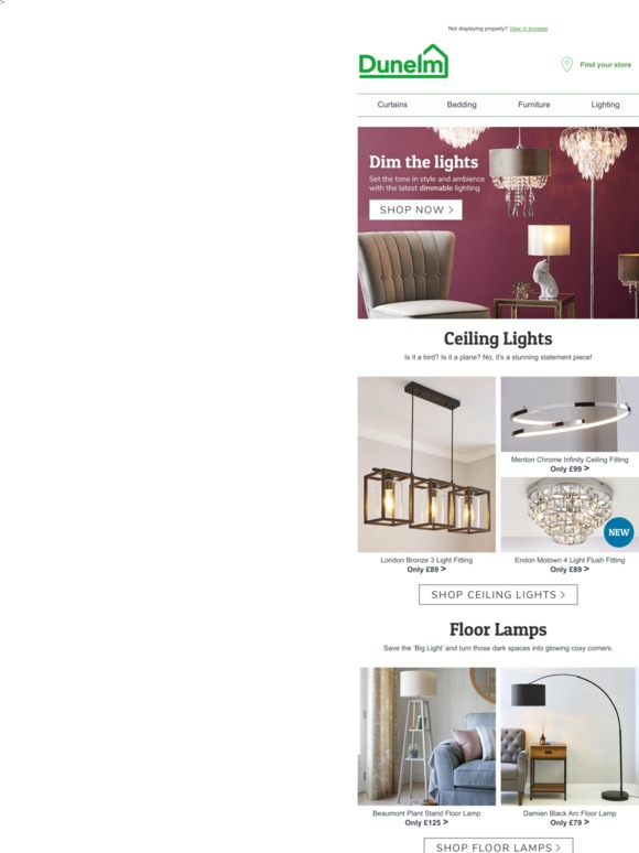 Dunelm How illuminating… 💡 Milled