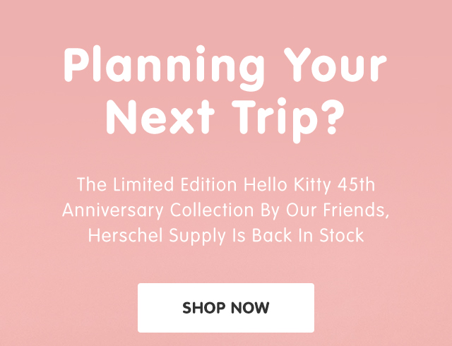 herschel hello kitty suitcase