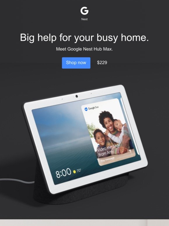 Now available: Google Nest Hub Max