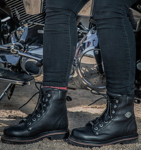 HARLEY-DAVIDSON FOOTWEAR Women's Inman Mills Motorcycle Boot 