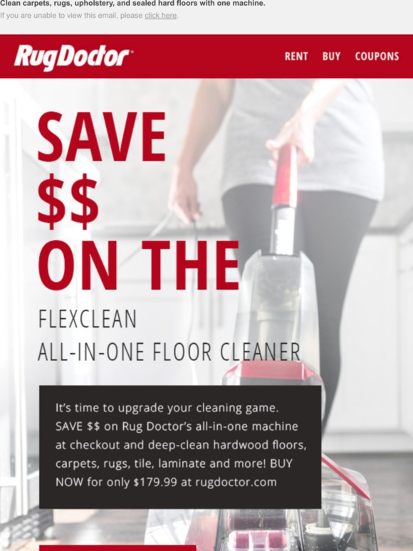 FlexClean All-In-One Floor Cleaner: Clean Carpet & Hardwood Floor