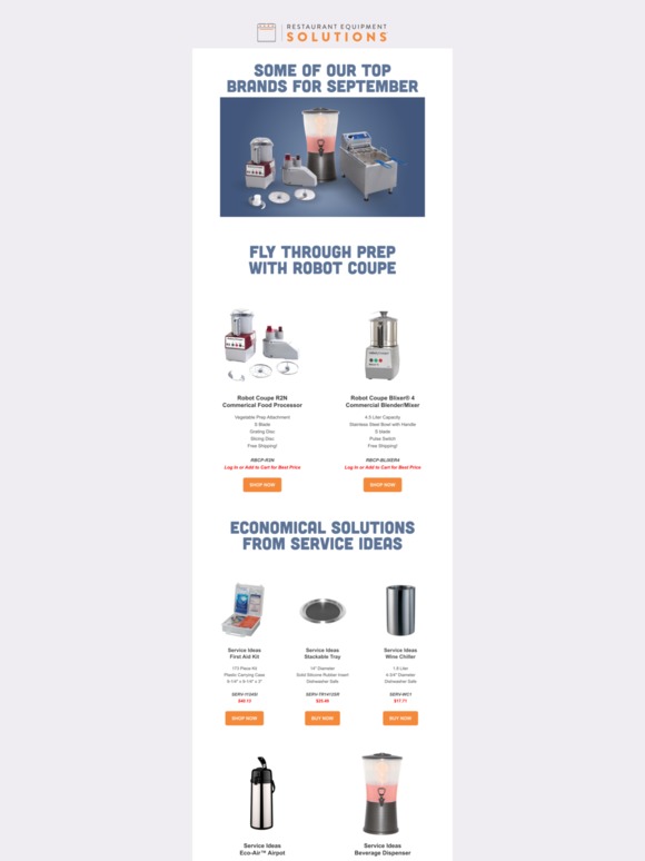 Restaurant Equipment Solutions Great Products from a Few of the Brands