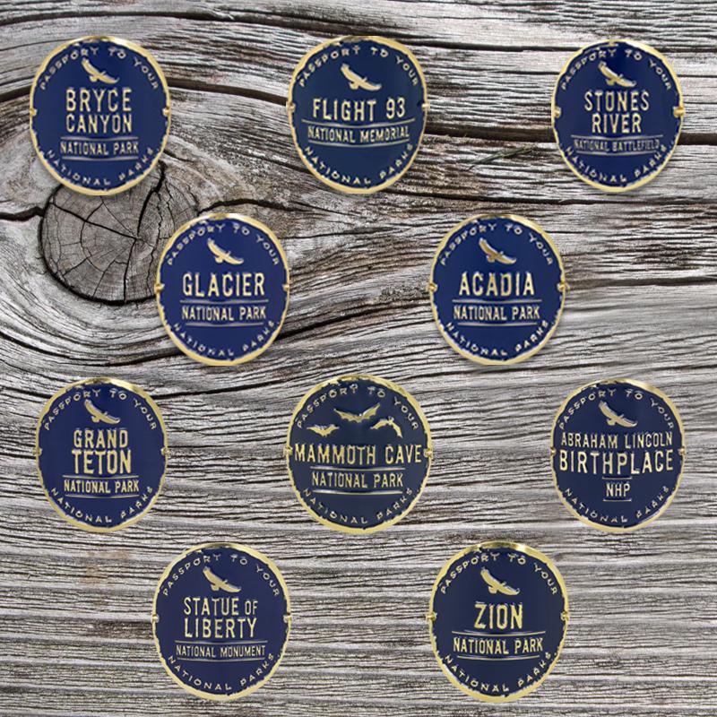 eParks 20 Off Hiking Medallion and Trekking Pole Decals Milled
