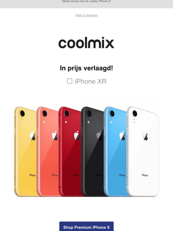 Prijsverlaging  iPhone XR
