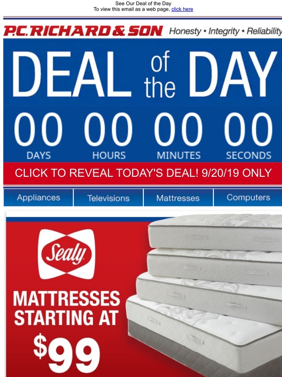 PC Richard & Son Don't Lose Sleep Over Buying a New Mattress! Milled