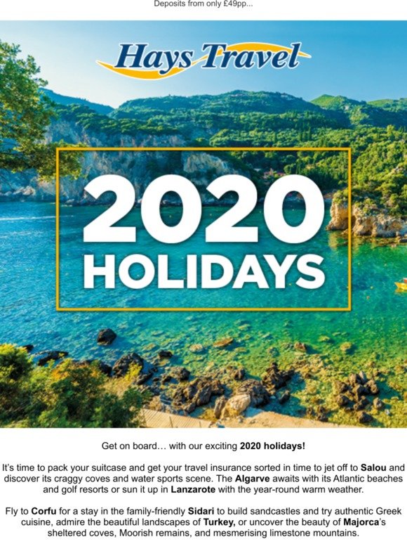 hays travel holiday quote