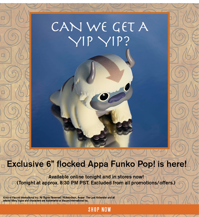 funko pop appa flocked