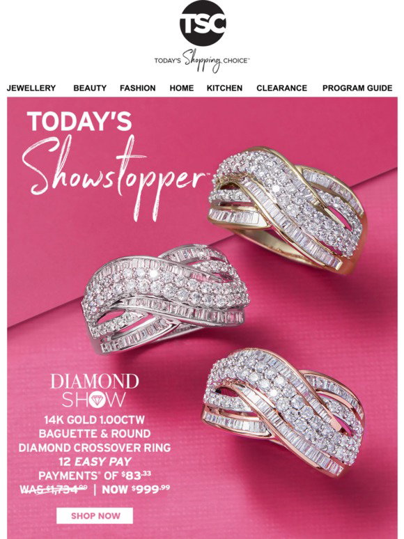 The Shopping Channel: Today’s Showstopper™ - Diamond Show | Milled