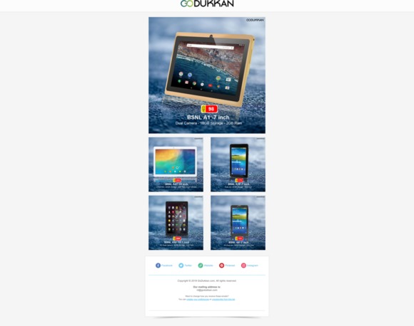 Upto 60% OFF on 📱BSNL tablets