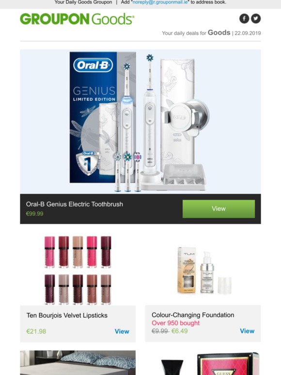 oral b electric toothbrush groupon