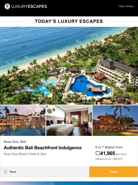 Aussiecommerce Beachfront Bali Nusa Dua Beach Hotel Spa Singapore Iconic Fairmont Singapore Opulence Maldives Shangri La Overwater Luxury Milled