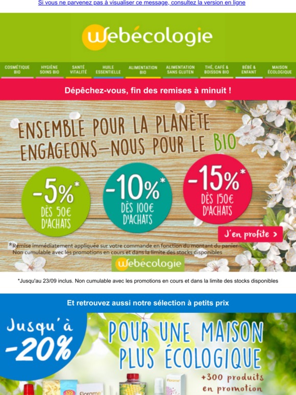 Plus que quelques heures pour en profiter !
