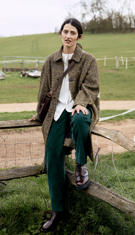 toast herringbone coat