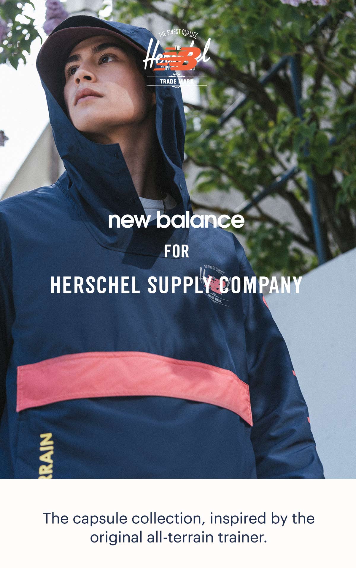 herschel new balance anorak