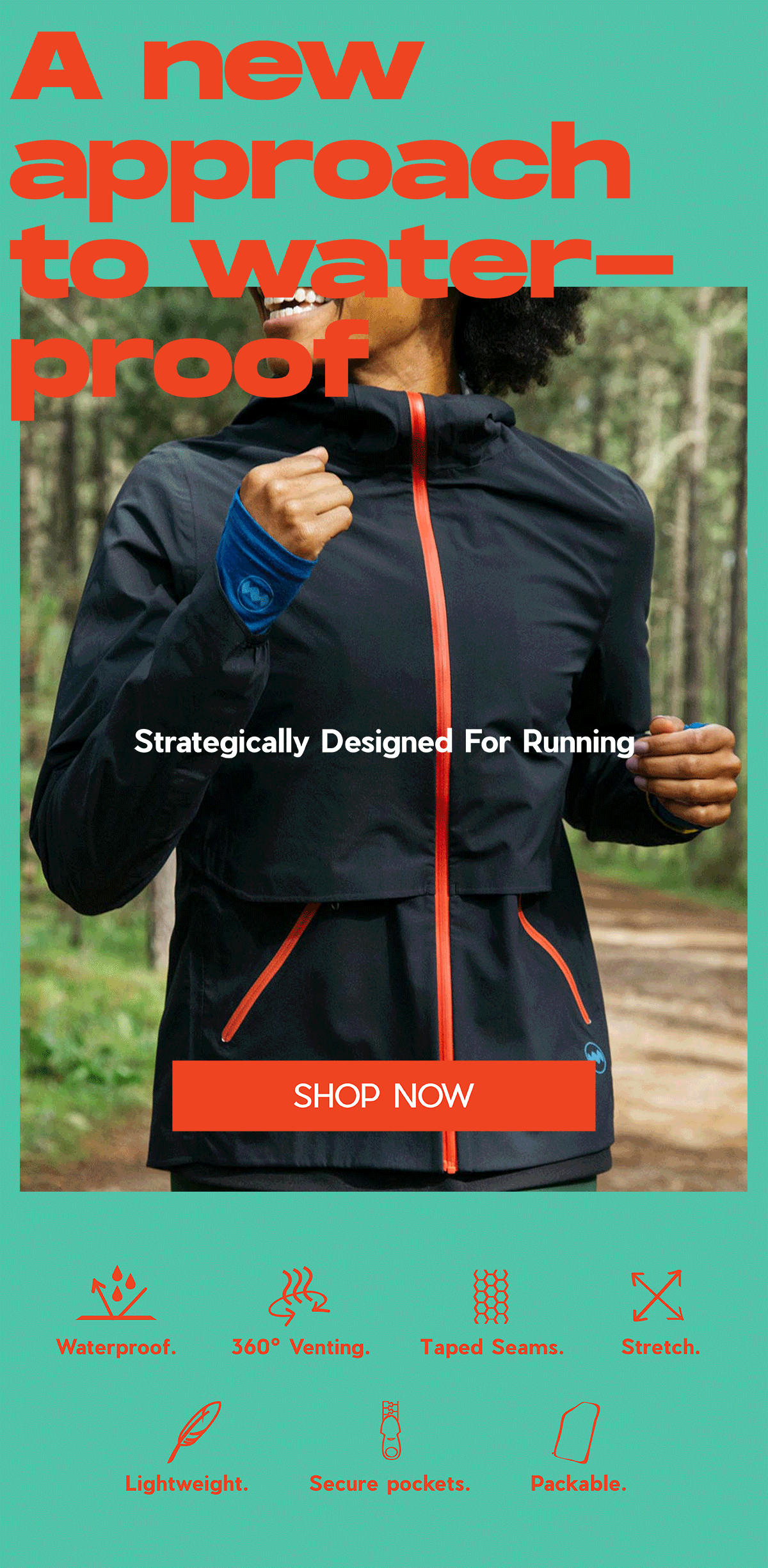 janji rainrunner pack jacket