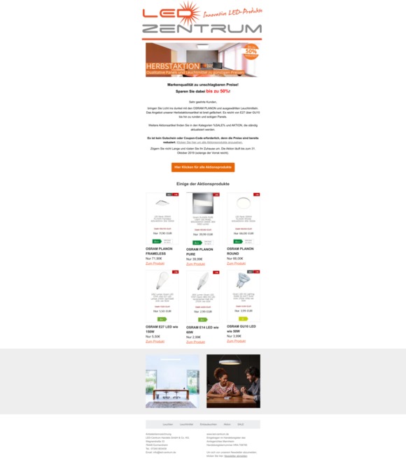 💡 Bis zu 50% Rabatt auf OSRAM LED Leuchtmittel & Panels