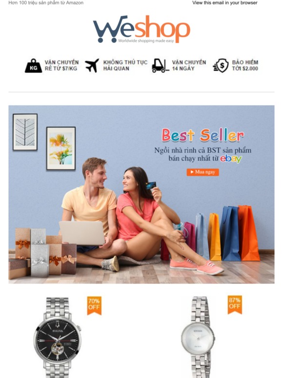 Best Seller - Ngồi nhà săn cả BST sản phẩm bán chạy nhất eBay Mỹ!