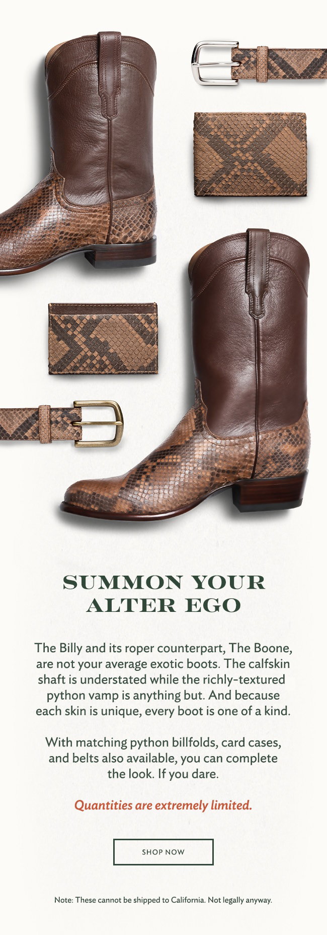 Tecovas: Introducing The Python 