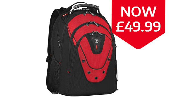 wenger ibex 17 inch backpack red