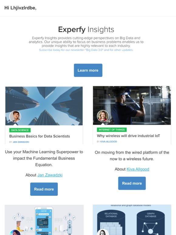 Latest Experfy Blog posts!