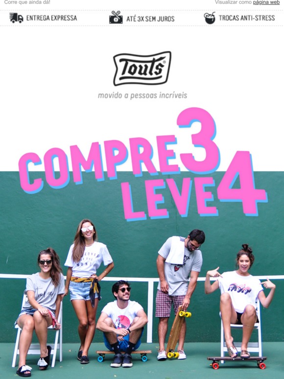 Últimas horas de Compre 3 Leve 4 🔥