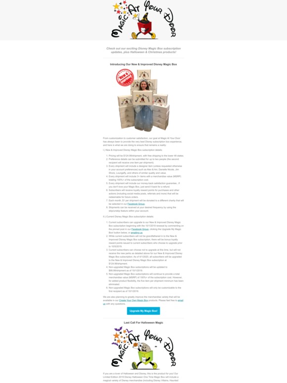 Critical Magic At Your Door Subscription Update & Holiday Products