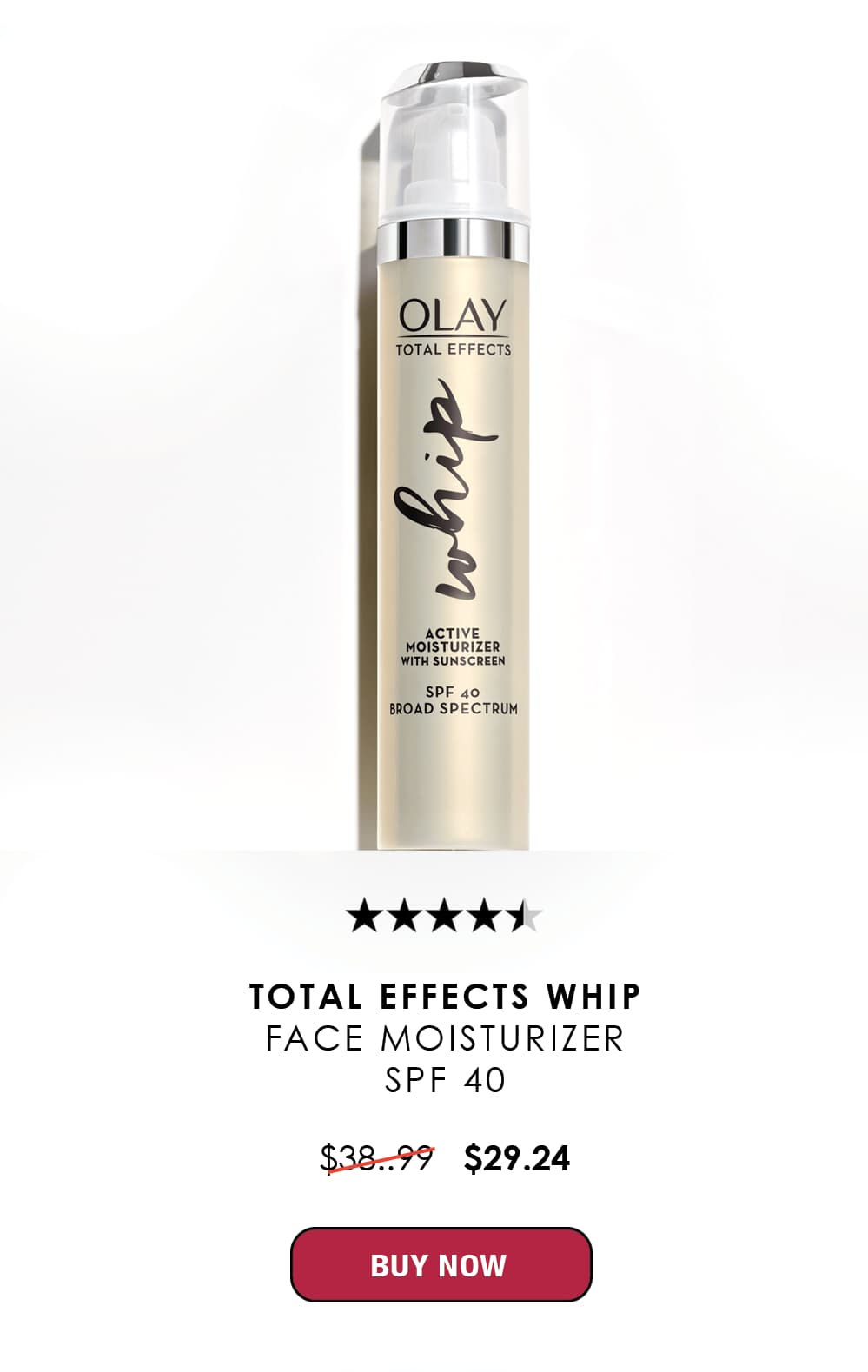 olay total effects whip spf 40