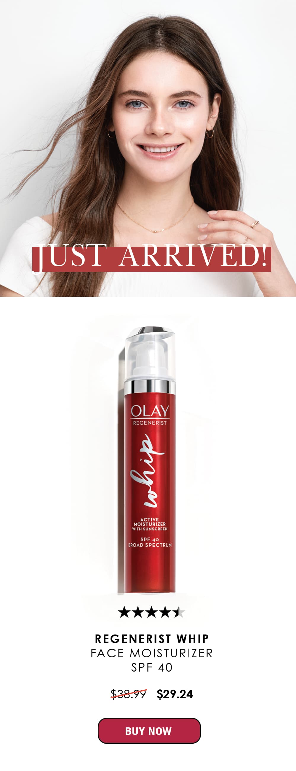 olay regenerist whip spf 40