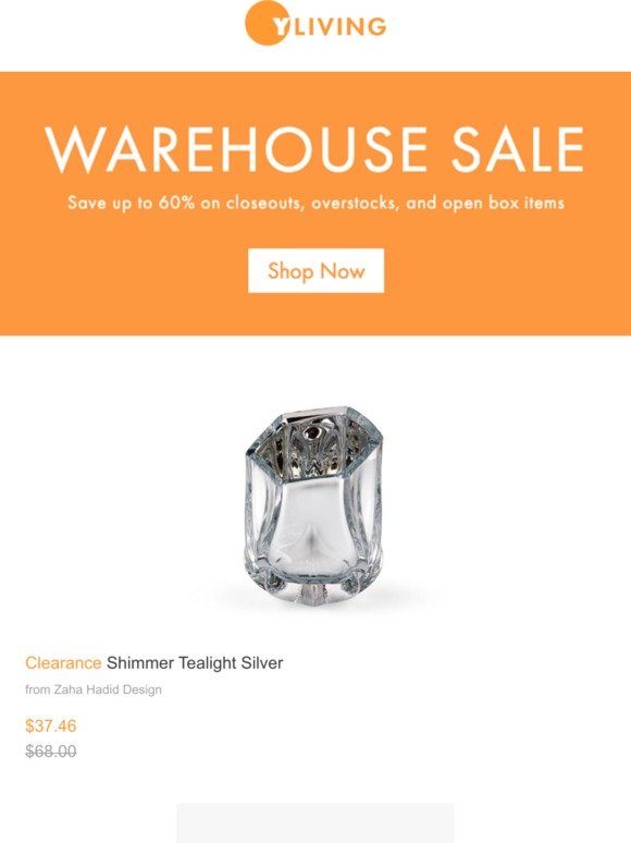 Warehouse Sale: Save up to 60% on Open Box Items