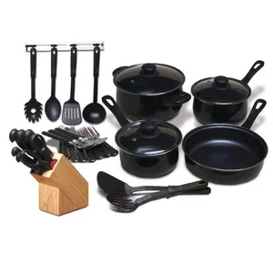 Gibson Home Total Kitchen 32-Piece Cookware Combo Set