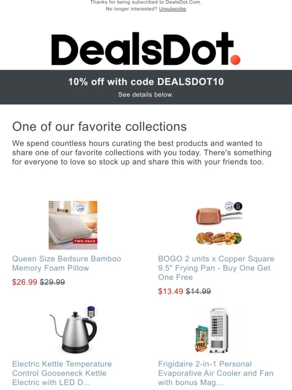 Great Savings on Home and Kitchen from DealsDot.Com